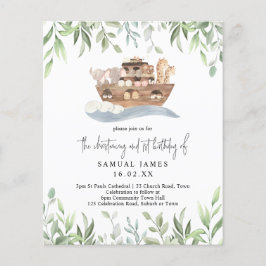 Budget Dop & 1:a födelsedag Noaks ark