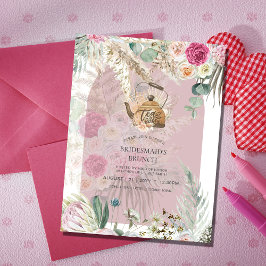 BUDGET Dusty Ro Pampas Grass TEA PARTY Shower Flygblad