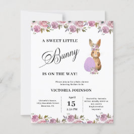 Budget Easter Baby Shower Invitation