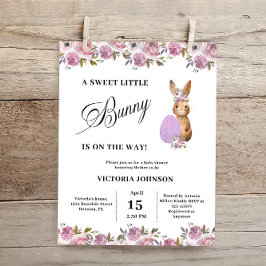 Budget Easter Baby Shower Invitation