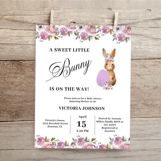 Budget Easter Baby Shower Invitation (Skapare uppladdad)