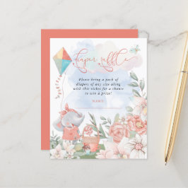 Budget Elefant Blöja Lotteri Baby Shower Picknick