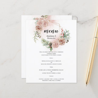 Budget Elegant bröllop MENU.