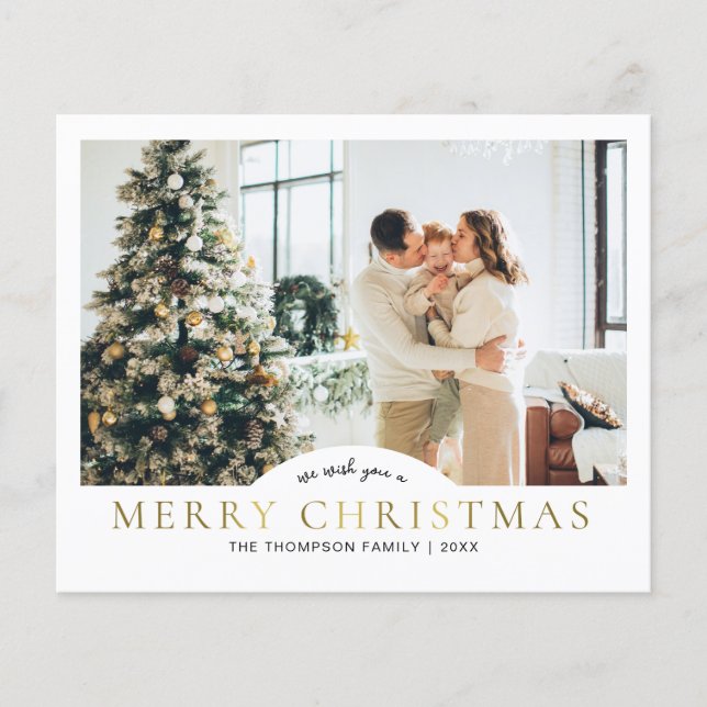BUDGET Elegant Classic Guld God jul Photo (Framsida)
