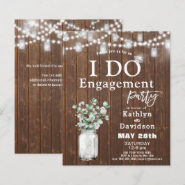 BUDGET Elegant Eucalyptus Jag gör Festinbjudan