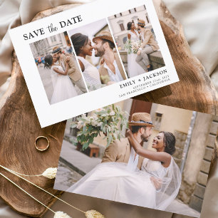 Budget Elegant Spara datum 4 Foto Flygblad