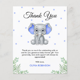 Budget Elephant Boy Shower - tackkort