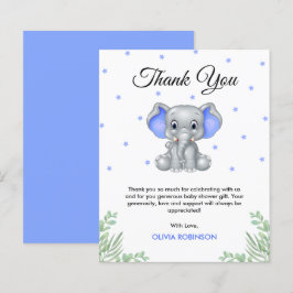 Budget Elephant Boy Shower - tackkort