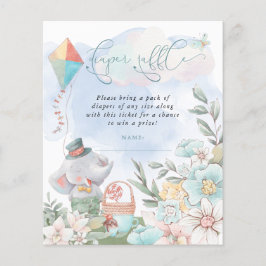 Budget Elephant Diaper Raffle Baby Shower Picnic