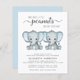 Budget Elephant Twin Pojke Shower by Mail