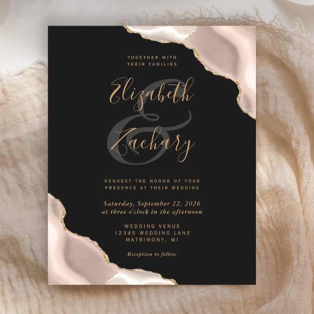 Budget Elfenben Agat Hörnor Mörkt Bröllop (Skapare uppladdad)