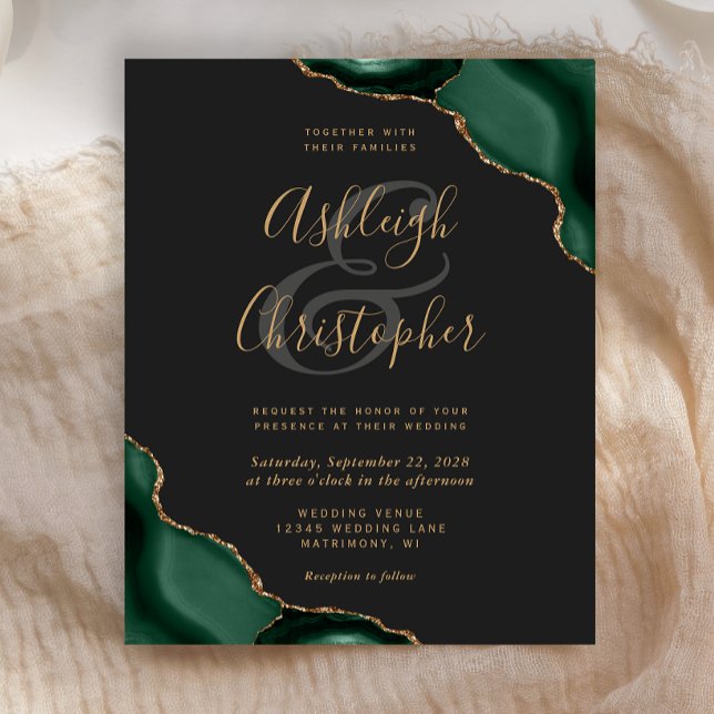 Budget Emerald Grönt Agate Corners Mörk Bröllop (Skapare uppladdad)