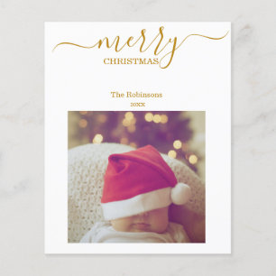 Budget en fotomodern, minimalistisk jul