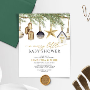 Budget En Glad Liten Baby Shower Inbjudan