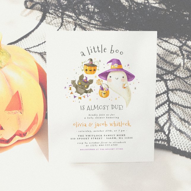 Budget En Liten Boo Halloween Höst Bebis Shower (Skapare uppladdad)