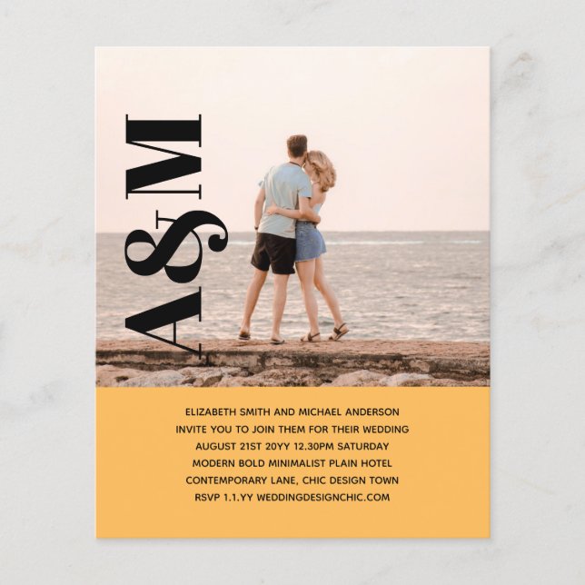 BUDGET Engagemangsfest Inbjudan FOTO FET TEXT Flygblad (Framsidan)