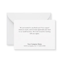 Budget | Enkel minimal Tack för mindre företag