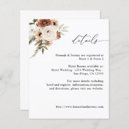 Budget Enkel Neutral Boho Blommig