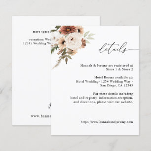 Budget Enkel Neutral Boho Blommig