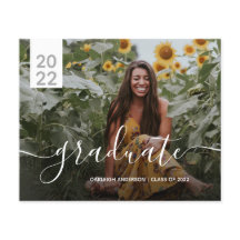 Budget - enkelt Modern 2-foto Studenten-meddelande