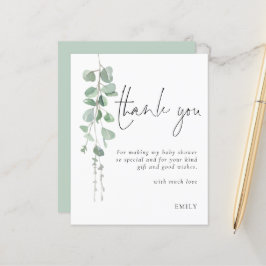 Budget Eucalyptus Baby Shower Party Tack