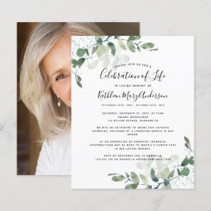 Budget Eucalyptus Firande i Life-inbjudan