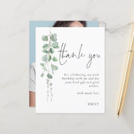 Budget Eucalyptus Foto 60-årsdag Tack