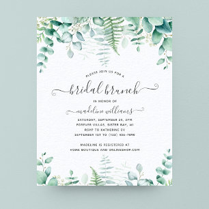 BUDGET Eucalyptus Greenery Brunch Möhippa Brunch