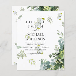 BUDGET Eucalyptus Greenery Löv Botanical Bröllop