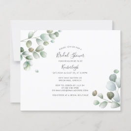 BUDGET Eucalyptus Greenery Möhippa Inbjudan