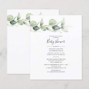 Budget Eucalyptus Greenery Par Baby Shower