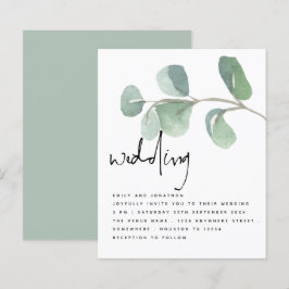 BUDGET Eucalyptus Informell inbjudan till skript