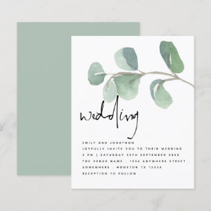 BUDGET Eucalyptus Informell inbjudan till skript