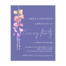 Budget Eucalyptus Lilac Bröllop Evening Party