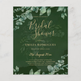 BUDGET Eucalyptus MÖHIPPA Greenery Guld QR C Flygblad