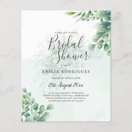 BUDGET Eucalyptus MÖHIPPA Greenery Guld QR C Flygblad