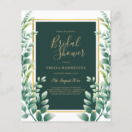 BUDGET Eucalyptus MÖHIPPA Greenery Guld QR C Flygblad