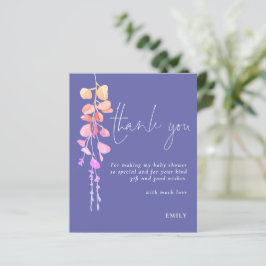 Budget Eukalyptus Baby Shower Periwinkle Tacksamhe