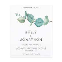 Budget Eukalyptus Gren Blå Spara Datum