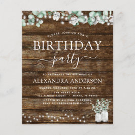 Budget Eukalyptus Rustika Ljusstake för Bröllopsfe