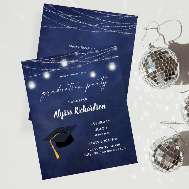 Budget Examen Hatt Kritduk Party Blå (Skapare uppladdad)