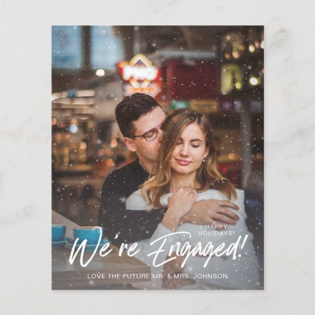 Budget Faux Snö Vi är engagerade mot Photo Buffalo Flygblad (Framsidan)