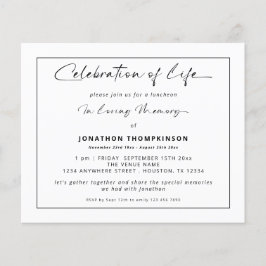 Budget Firande i Life Gräns White Luncheon