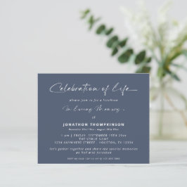 Budget Firande i Life Navy Blue Luncheon