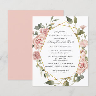 Budget Firande of Life Rosa Blommigt Call