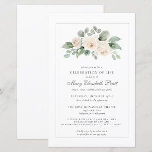 Budget Firande of Life White Blommigt Call