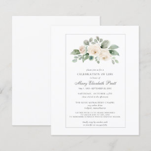 Budget Firande of Life White Blommigt Call