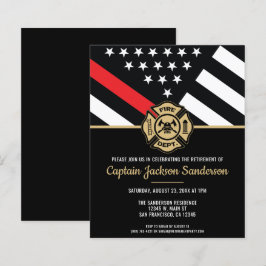 Budget Firefighter Pension Fireman-inbjudan