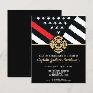 Budget Firefighter Pension Fireman-inbjudan