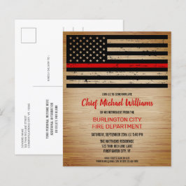 Budget Fireman Firefighter Pension-inbjudan